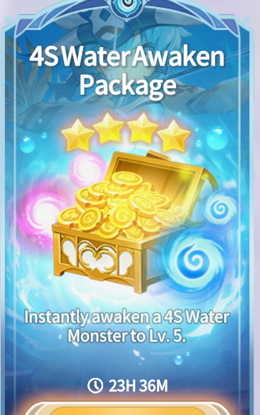 Summoners War Chronicles::Items : 4S Water Awaken Package