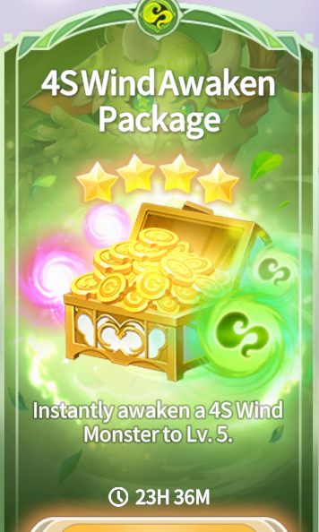 Summoners War Chronicles::Items : 4S Wind Awaken Package