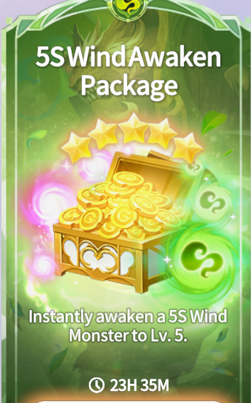 Summoners War Chronicles::Items : 5S Wind Awaken Package