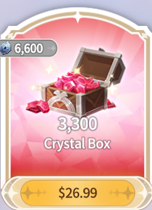 Summoners War Chronicles::Items : 3,300 Crystal Box