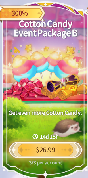 Summoners War Chronicles::Items : Cotton Candy EventPackageB