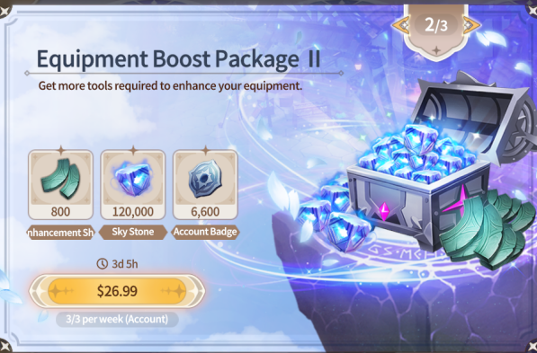 Summoners War Chronicles::Items : Equipment Boot Package II