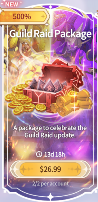 Summoners War Chronicles::Items : Guild Raid Package