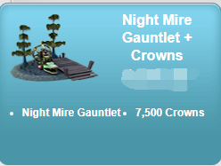 Wizard101::Items : Night Mire Gauntlet + Crowns