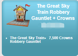Wizard101::Items : The Great Sky  Train Robbery  Gauntlet + Crowns