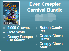 Wizard101::Items : Even Creepier Carnival Bundle