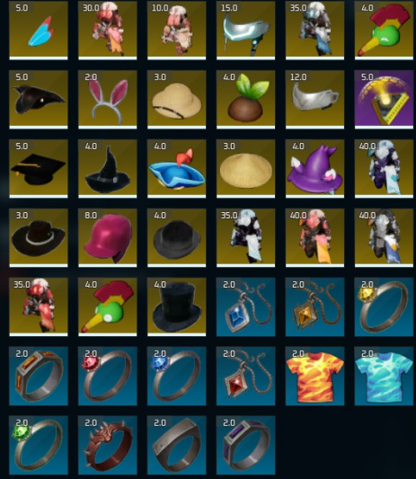 Palworld::Items : Accessories all+1/+2