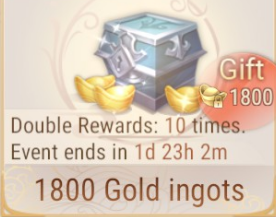 Perfect World Mobile::Items : 1800 Gold Ingots